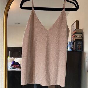 Express Pink Glitter Camisole